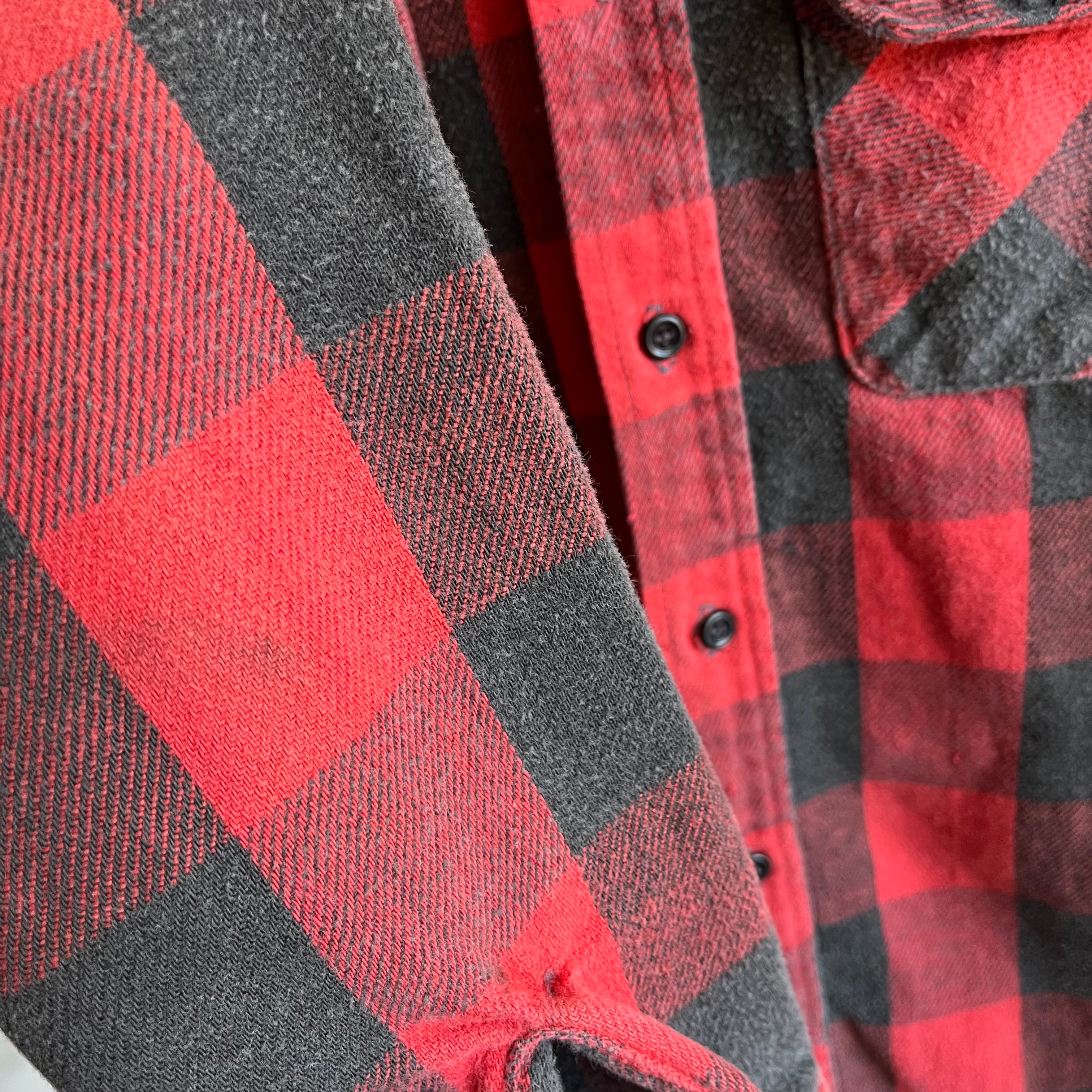 1980/90s Five Brothers Buffalo Plaid Cotton Flannel