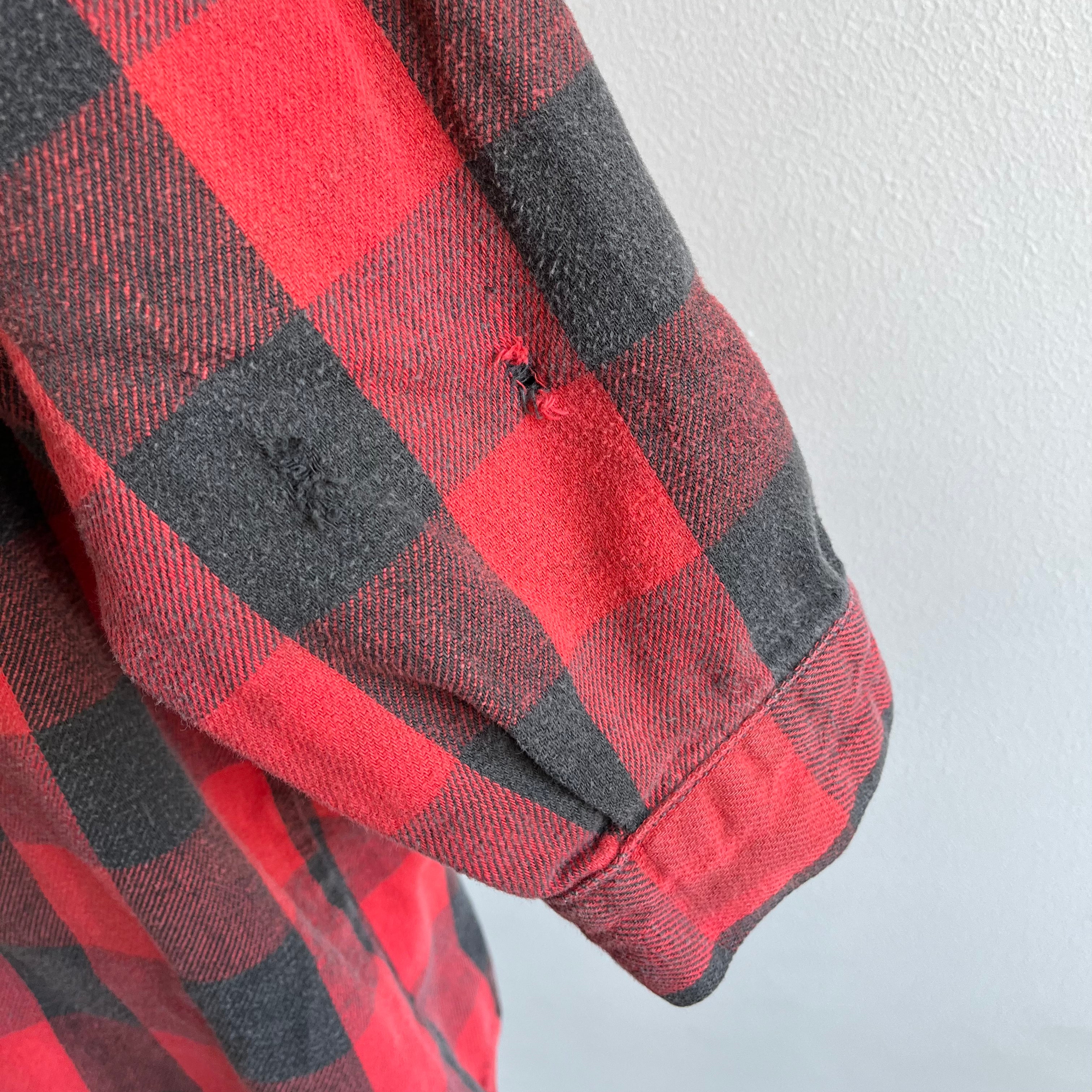 1980/90s Five Brothers Buffalo Plaid Cotton Flannel