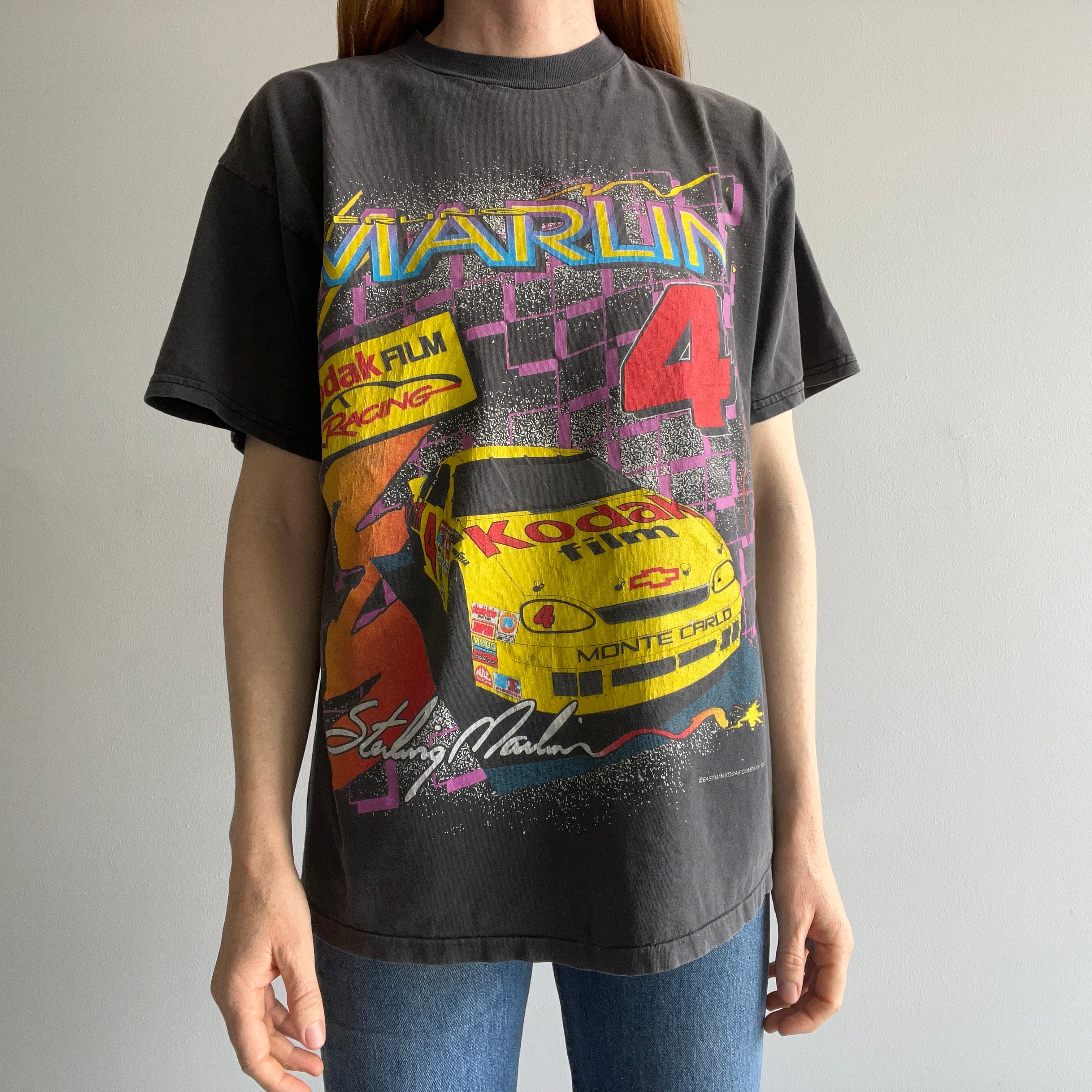 1997 NASCAR Marlin Sterling Front and Back T-Shirt