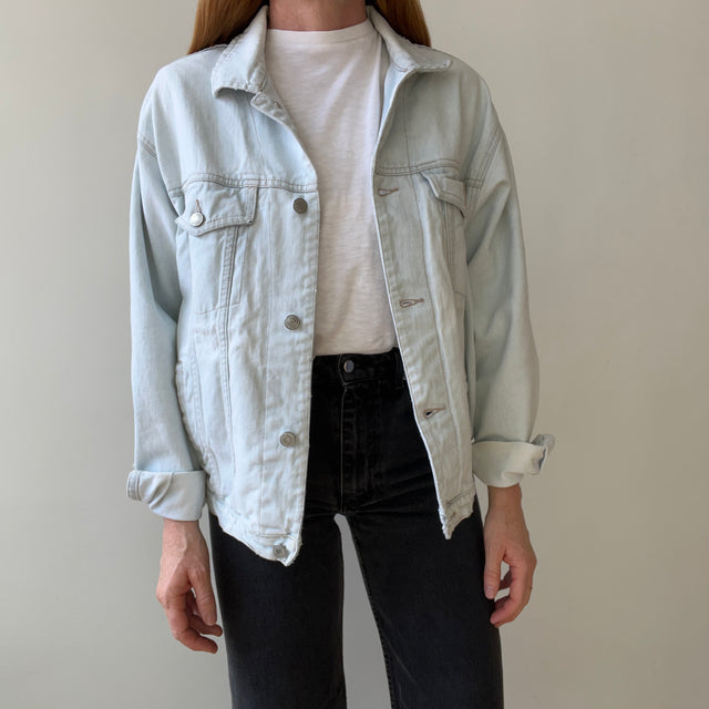 1980s Light Wash Denim Jacket - Jordache Alert