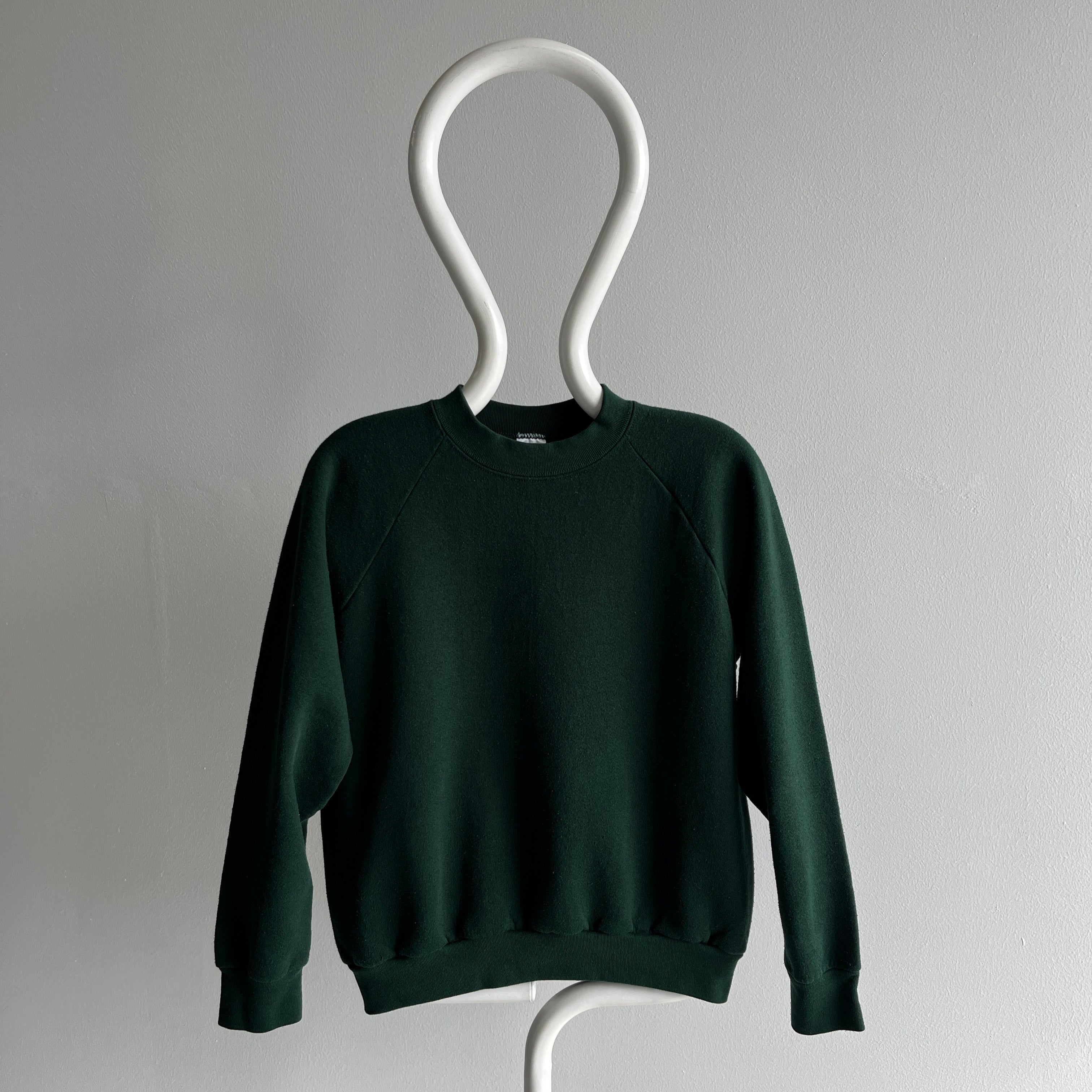 Vintage 90's Forest Green Classic Fly Fishing Sweatshirt