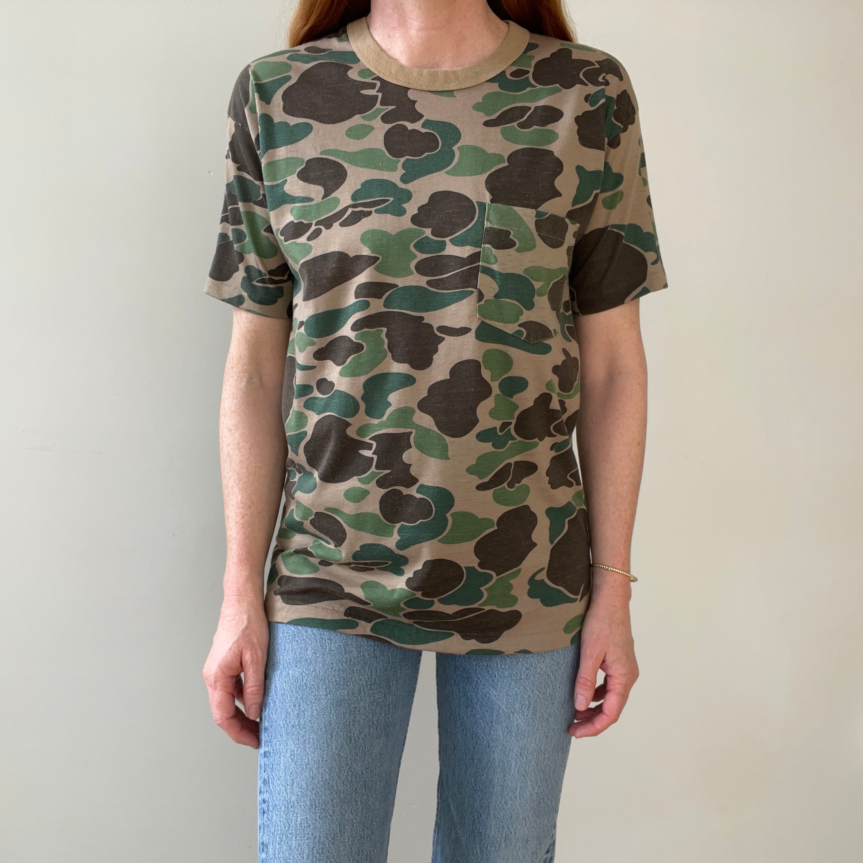 1970s Camo Pocket T Shirt