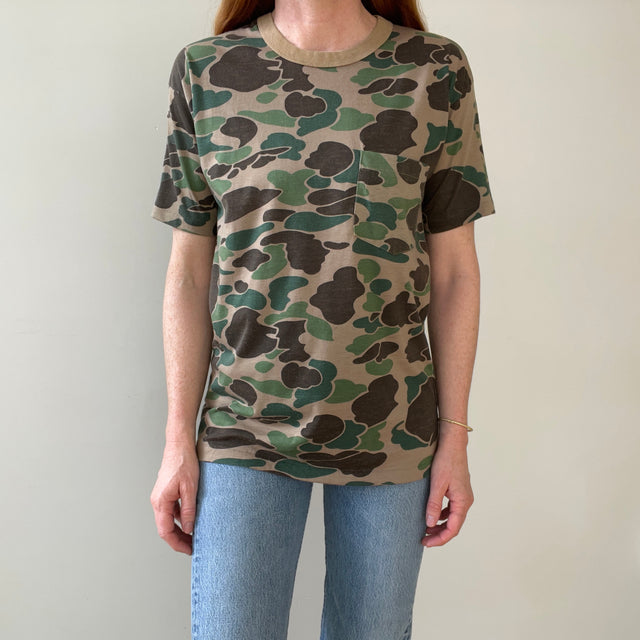 1970s Camo Pocket T Shirt