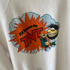 1988 Did Someone Say TNT Ink and Other Stained Sweatshirt