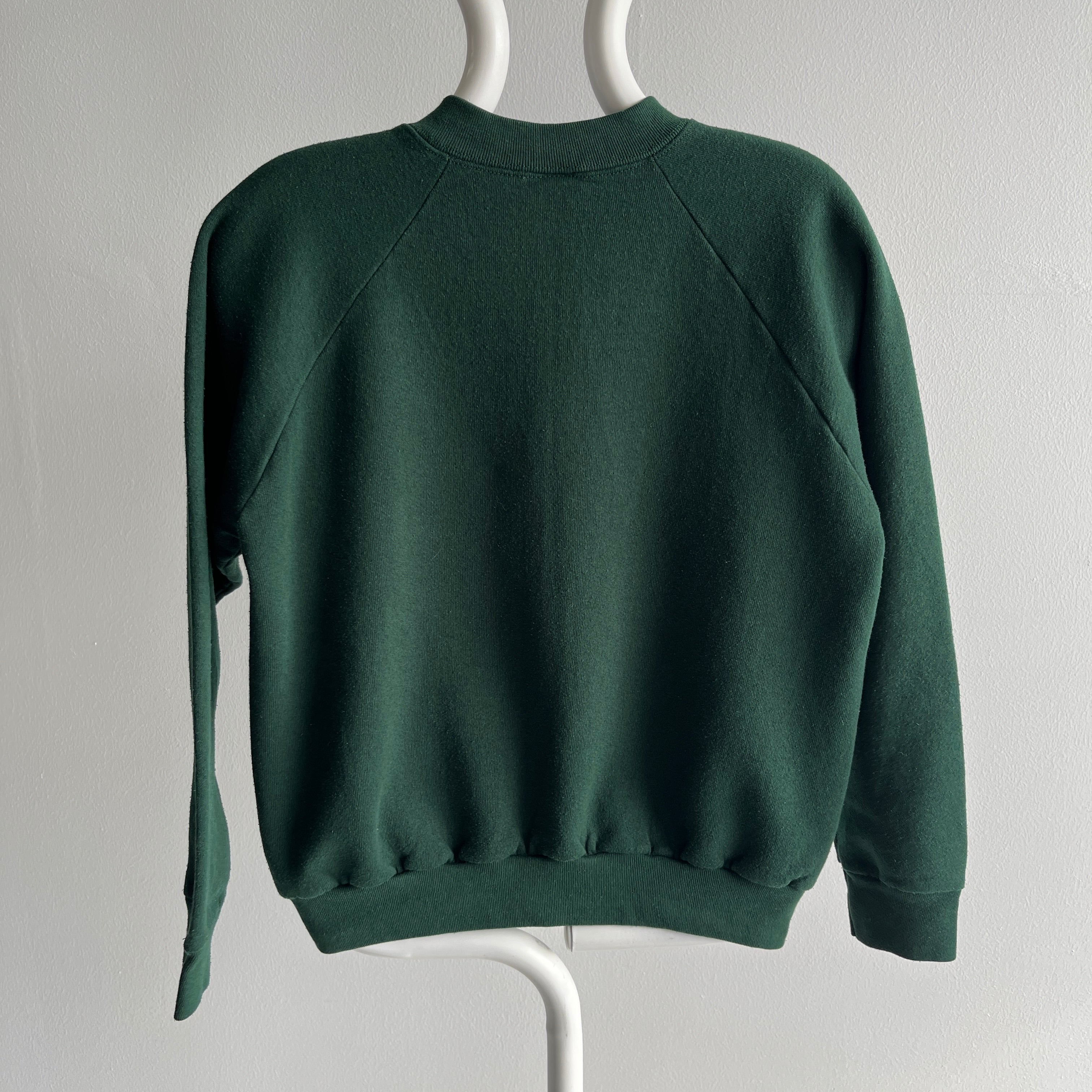 1980s Smaller FOTL Forest Green Sweatshirt