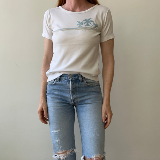 1970s Les Palmiers, Saint Tropez Tourist Ring Baby T-Shirt