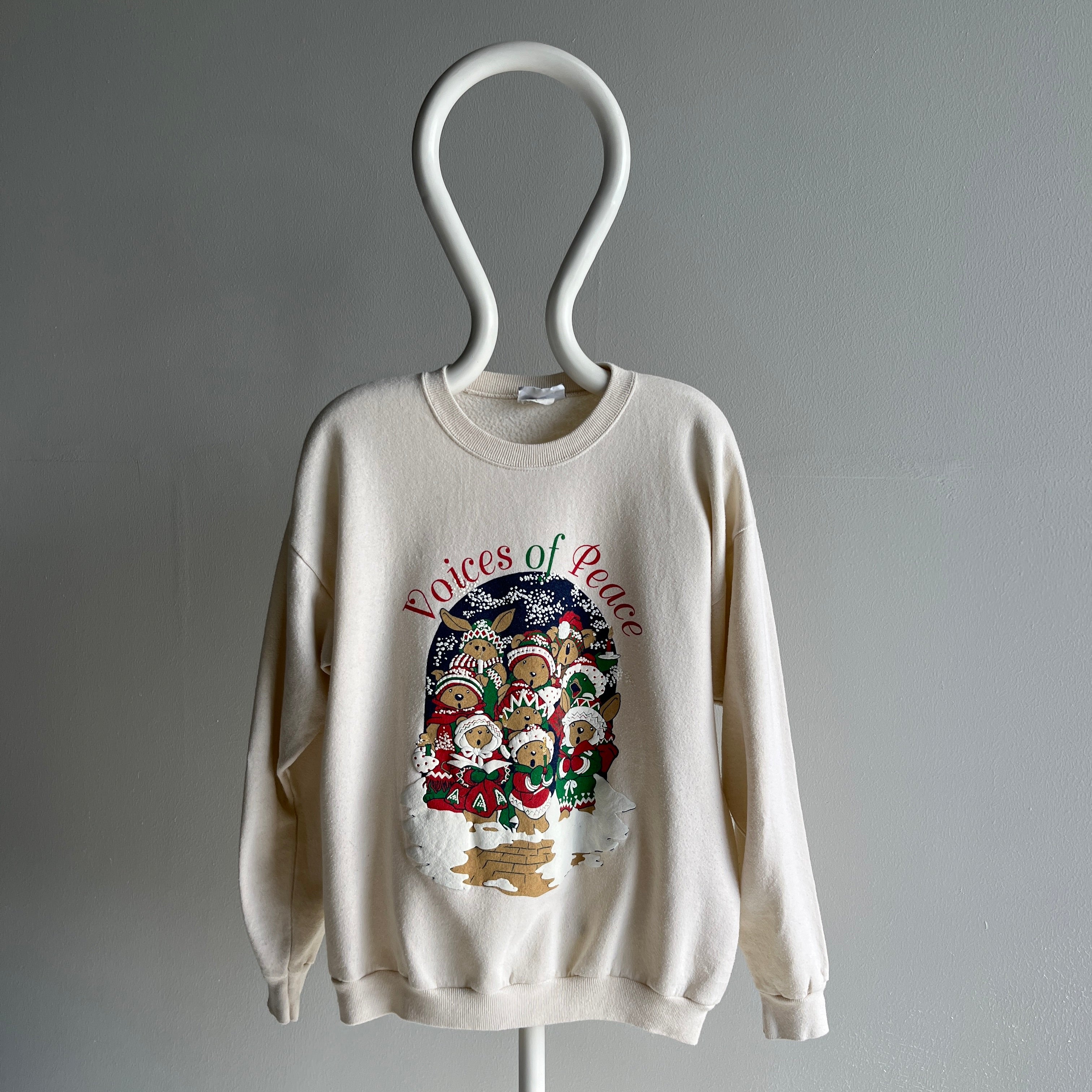 1980/90s Voices of Peace Sweatshirt - Awwwww