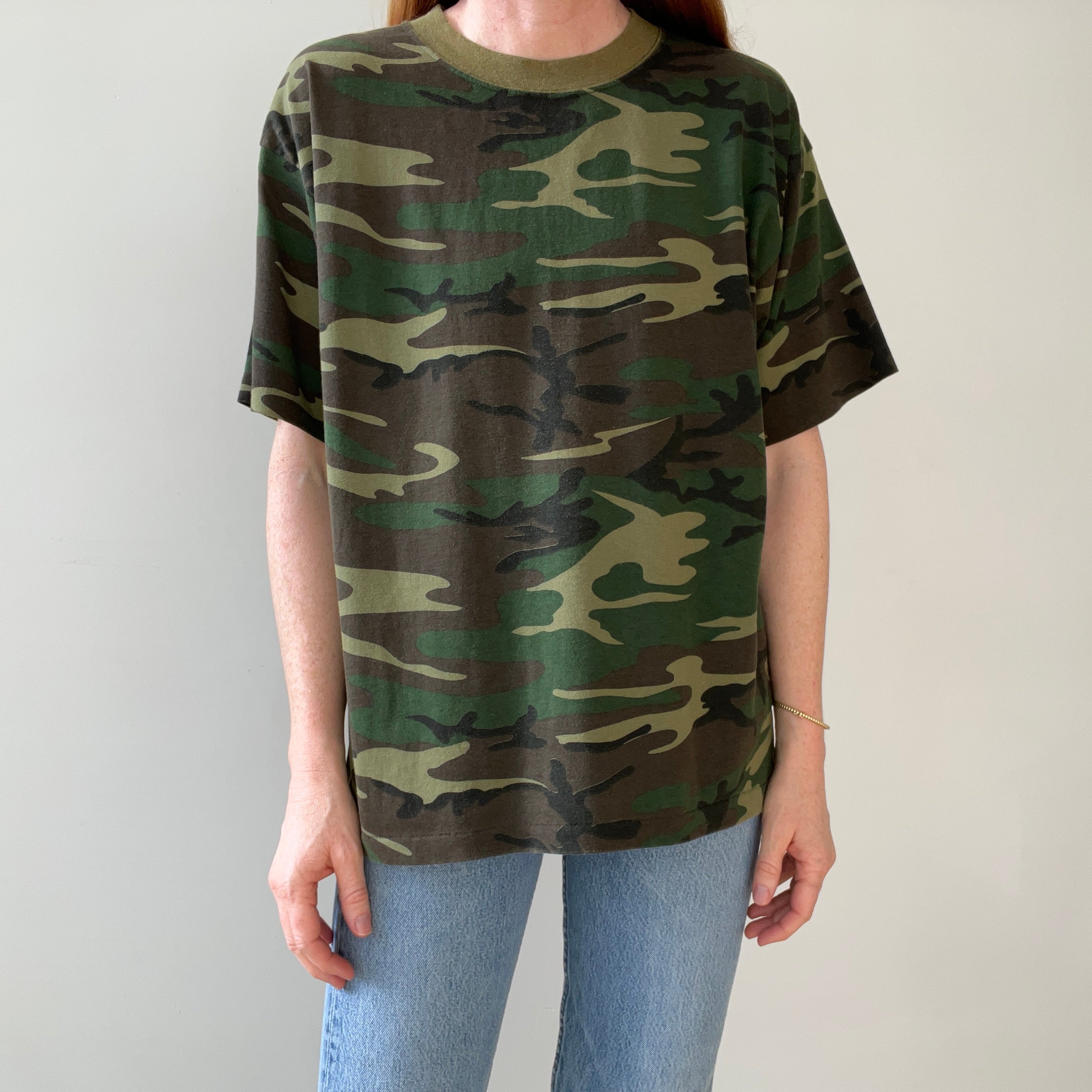 1980s Camo T Shirt