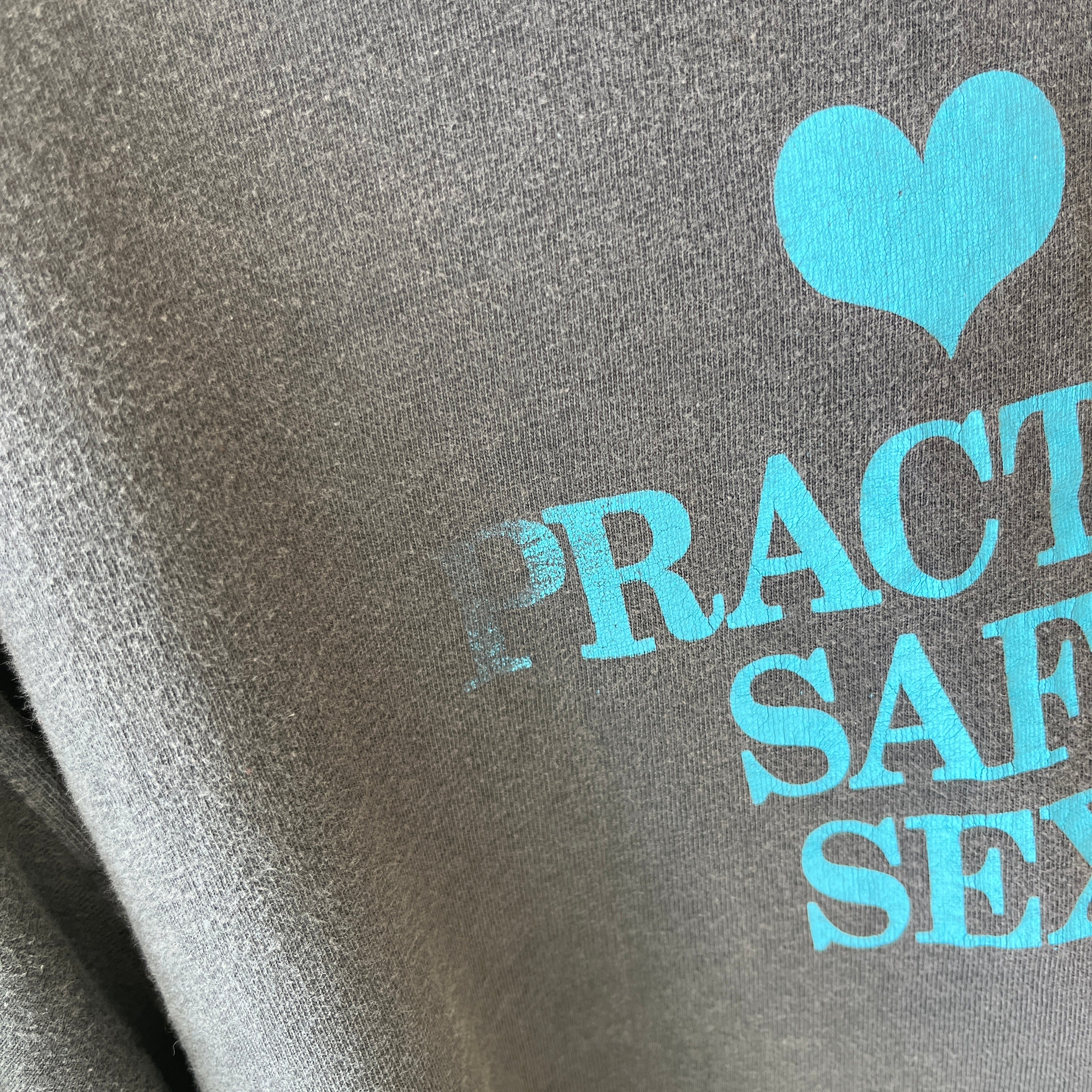 1980/90s Practice Safe Sex - Take a Book To Bed - Denver Bookbinding Co - Long Sleeve T-Shirt