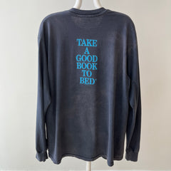 1980/90s Practice Safe Sex - Take a Book To Bed - Denver Bookbinding Co - Long Sleeve T-Shirt