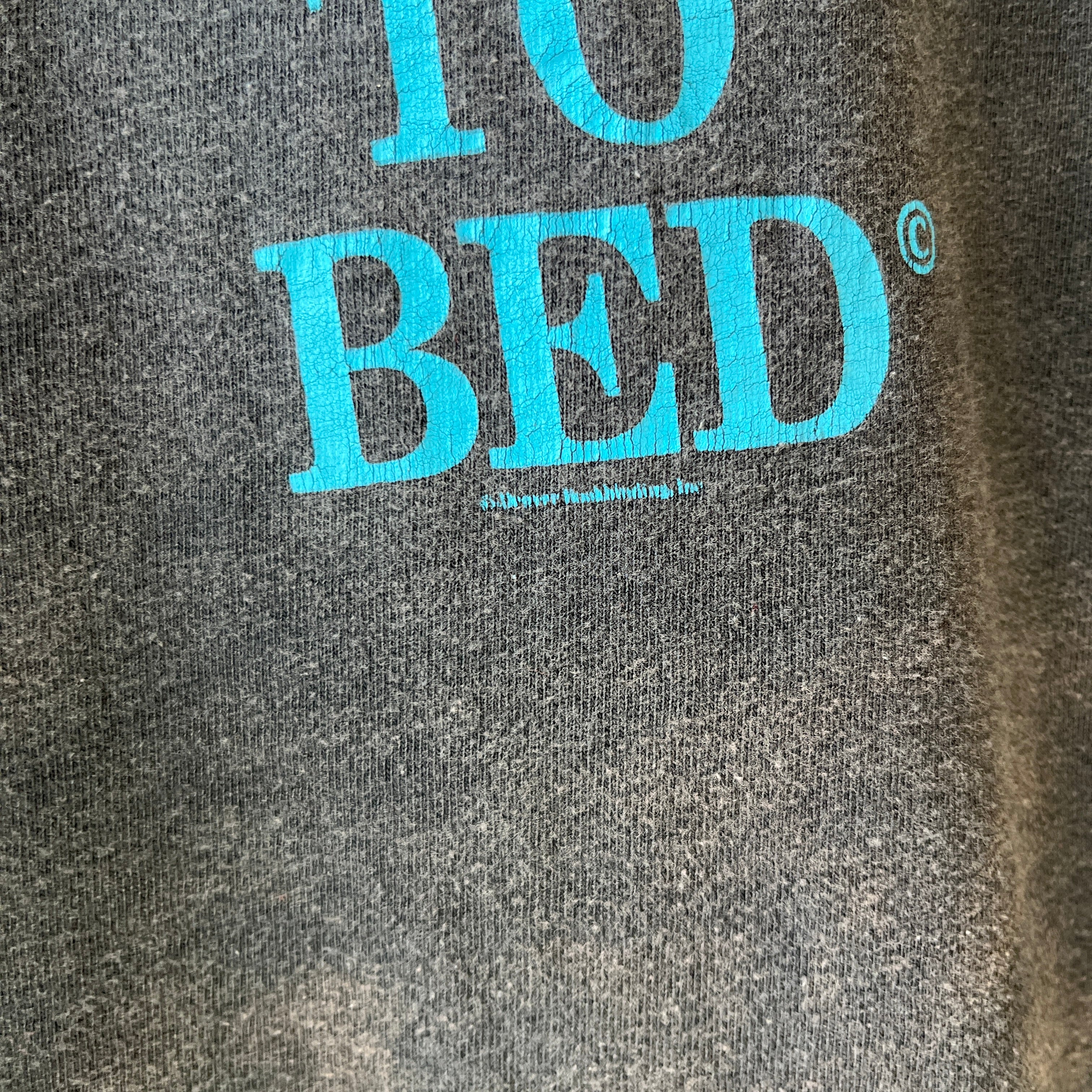 1980/90s Practice Safe Sex - Take a Book To Bed - Denver Bookbinding Co - Long Sleeve T-Shirt