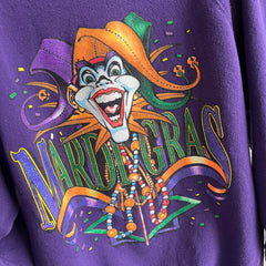 1990s Mardi Gras Graphic Sweatshirt by Tultex