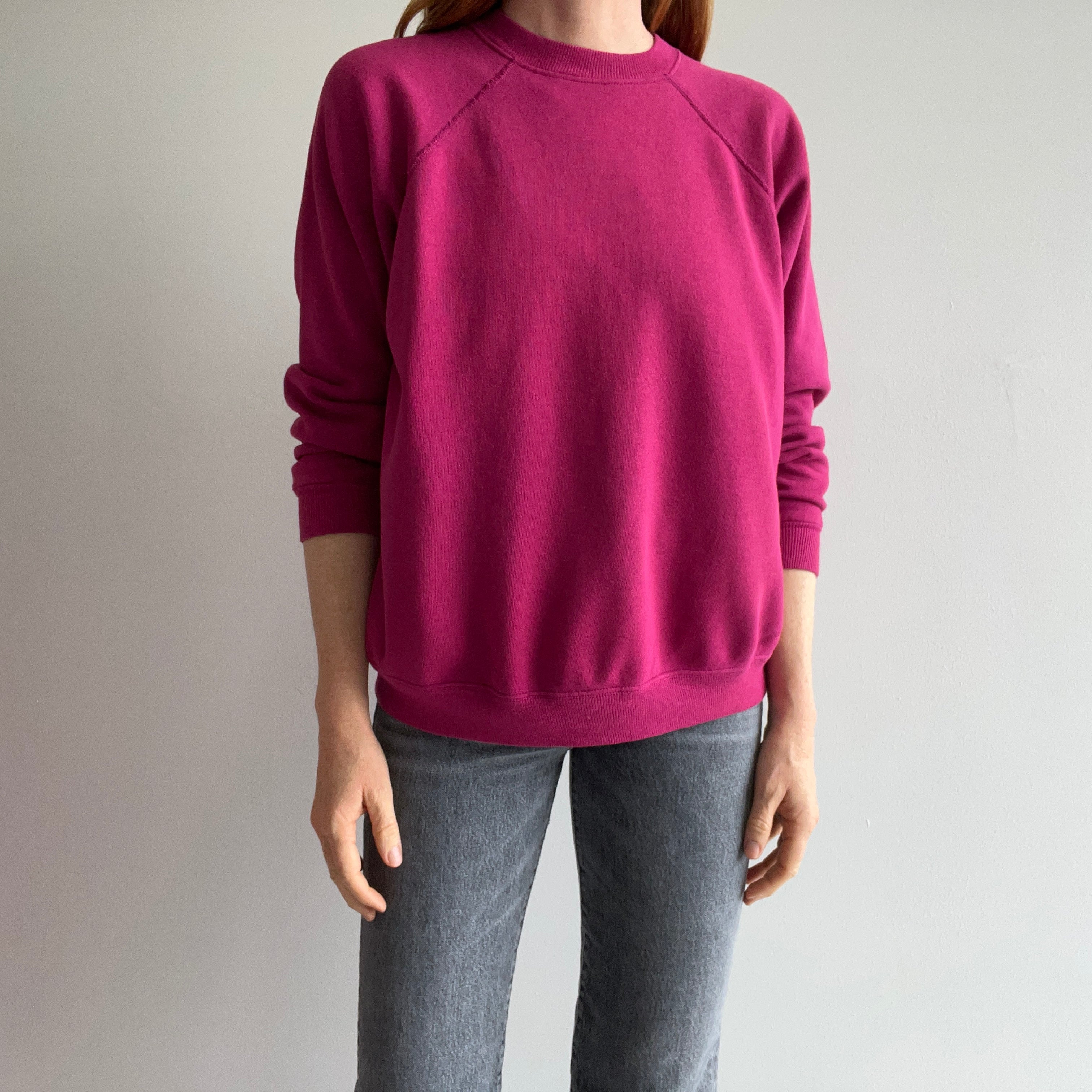 1990s HHW Easy Breezy Raspberry Sweatshirt