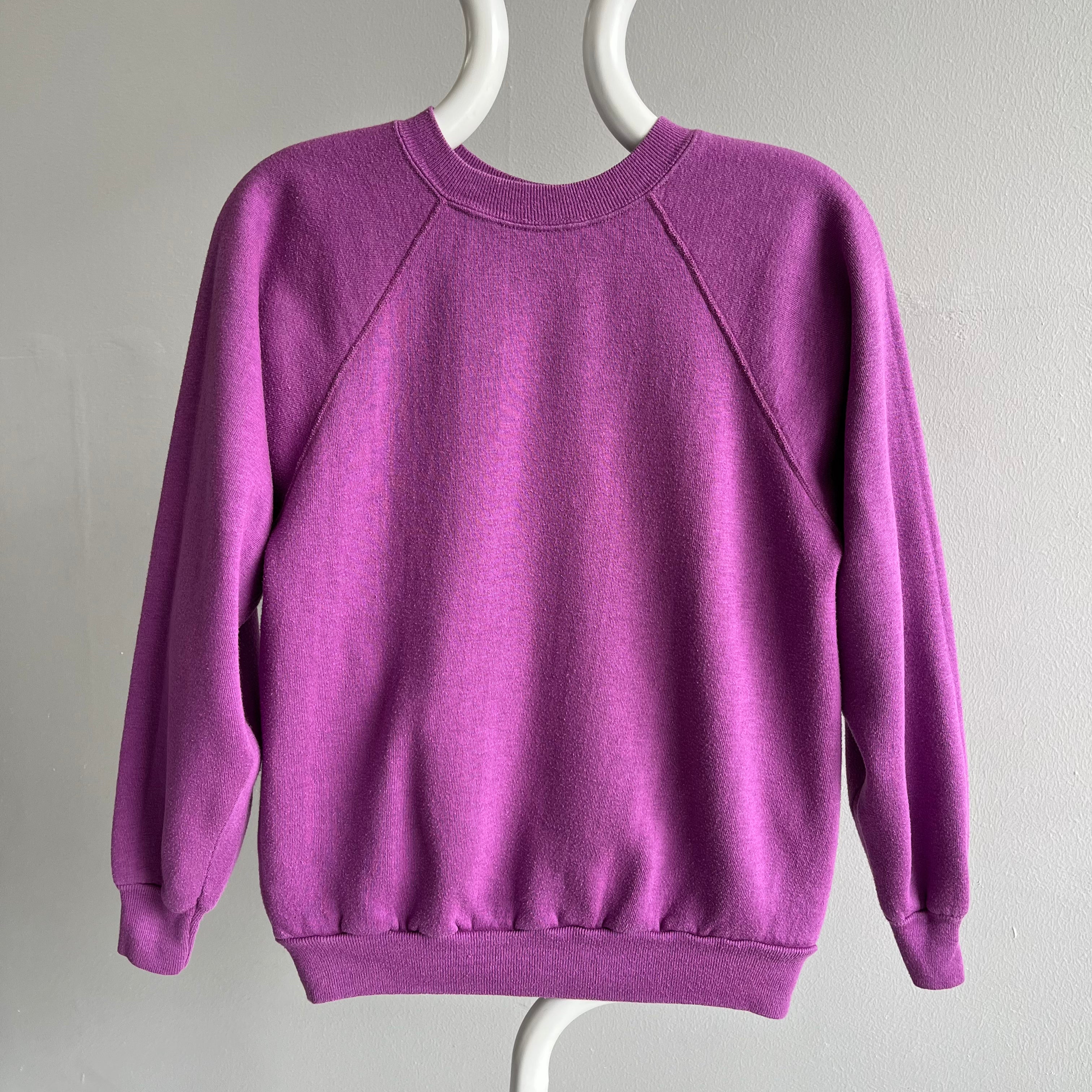 1980s Blank Purple Raglan by Steinwurtzel - YES!!!!