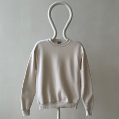 1980s Blank Cream Sweatshirt - !!!!