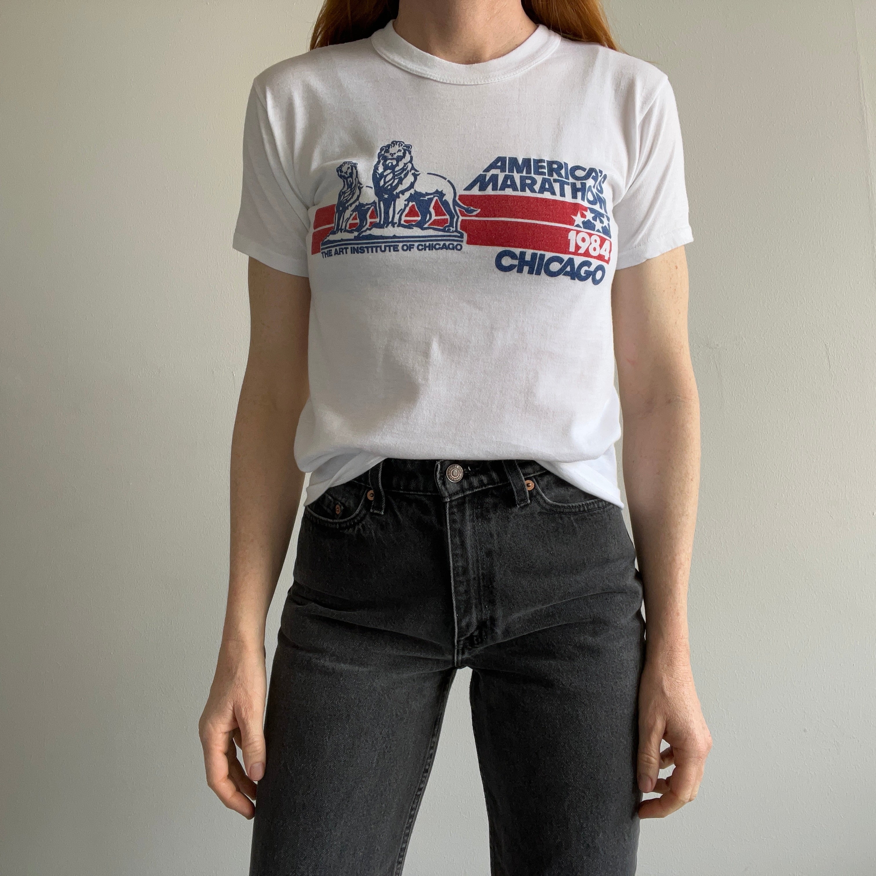 1984 America's Marathon - The Art Institute of Chicago - T-Shirt