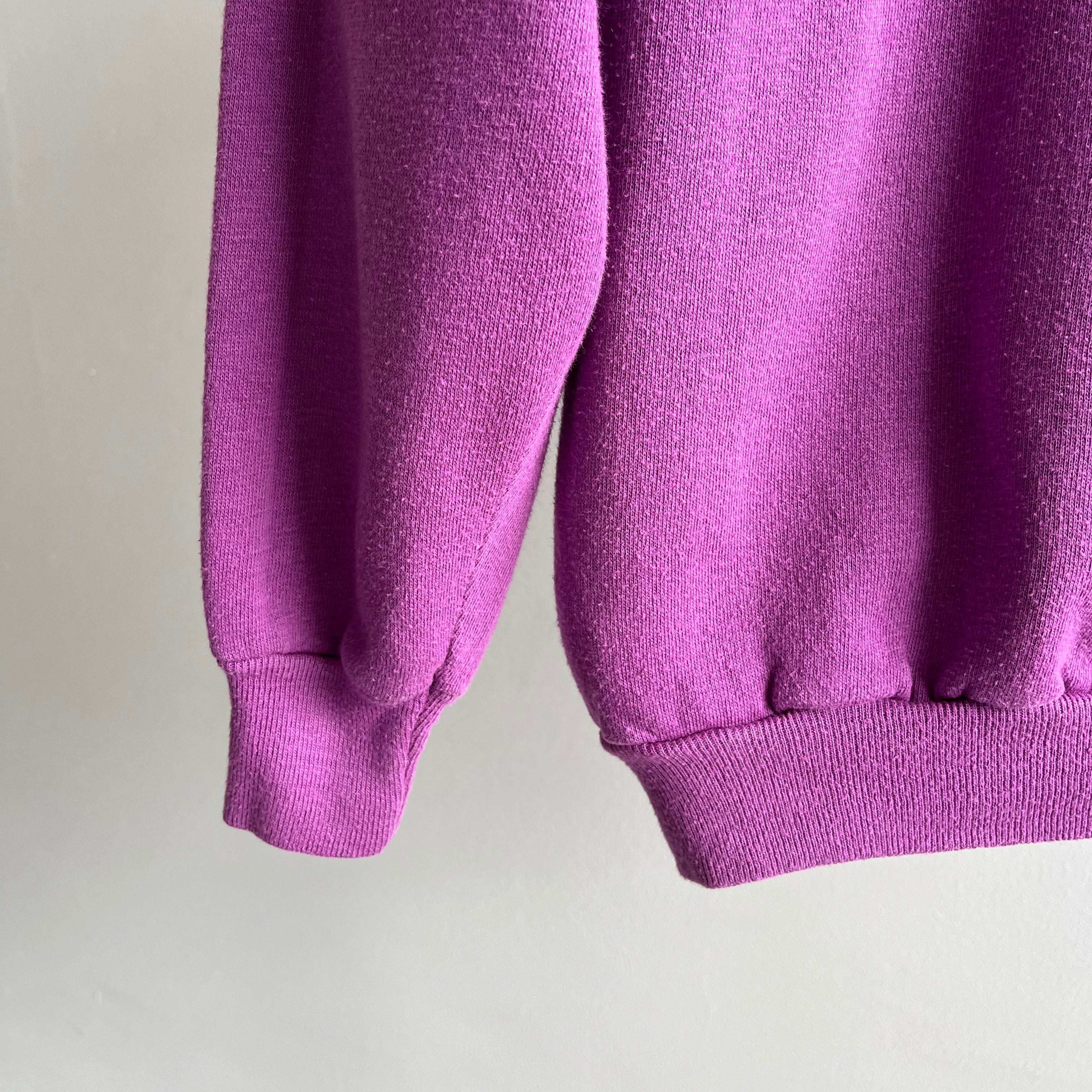 1980s Blank Purple Raglan by Steinwurtzel - YES!!!!