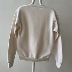 1980s Blank Cream Sweatshirt - !!!!