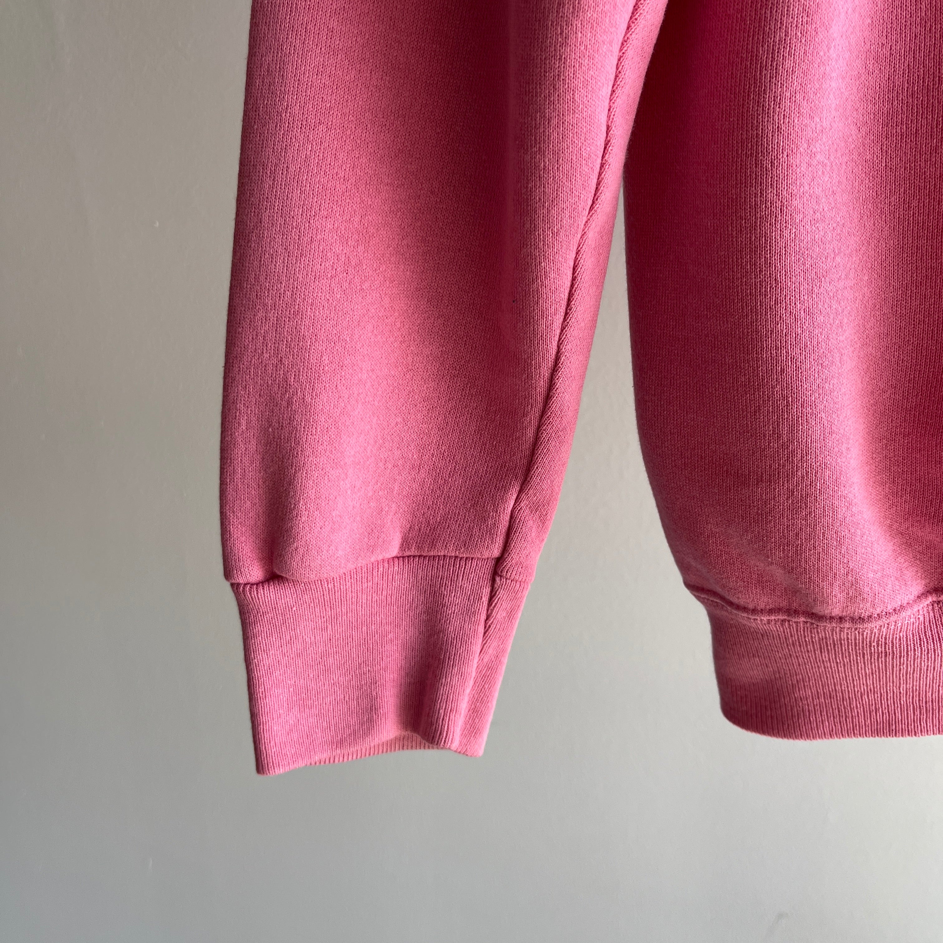 1980s Guava Pink Raglan by Hanes