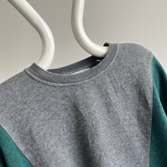 1980/90s Color Block Re-Dyed Sweatshirt