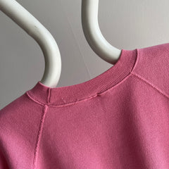 1980s Guava Pink Raglan by Hanes