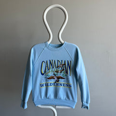 1980s Canadian Wilderness Rolled Neck Sweatshirt