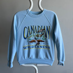 1980s Canadian Wilderness Rolled Neck Sweatshirt