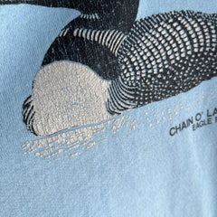1980s Paper Thin Chain O' Lakes Resort. Eagle River, Wisconsin Duck Sweatshirt