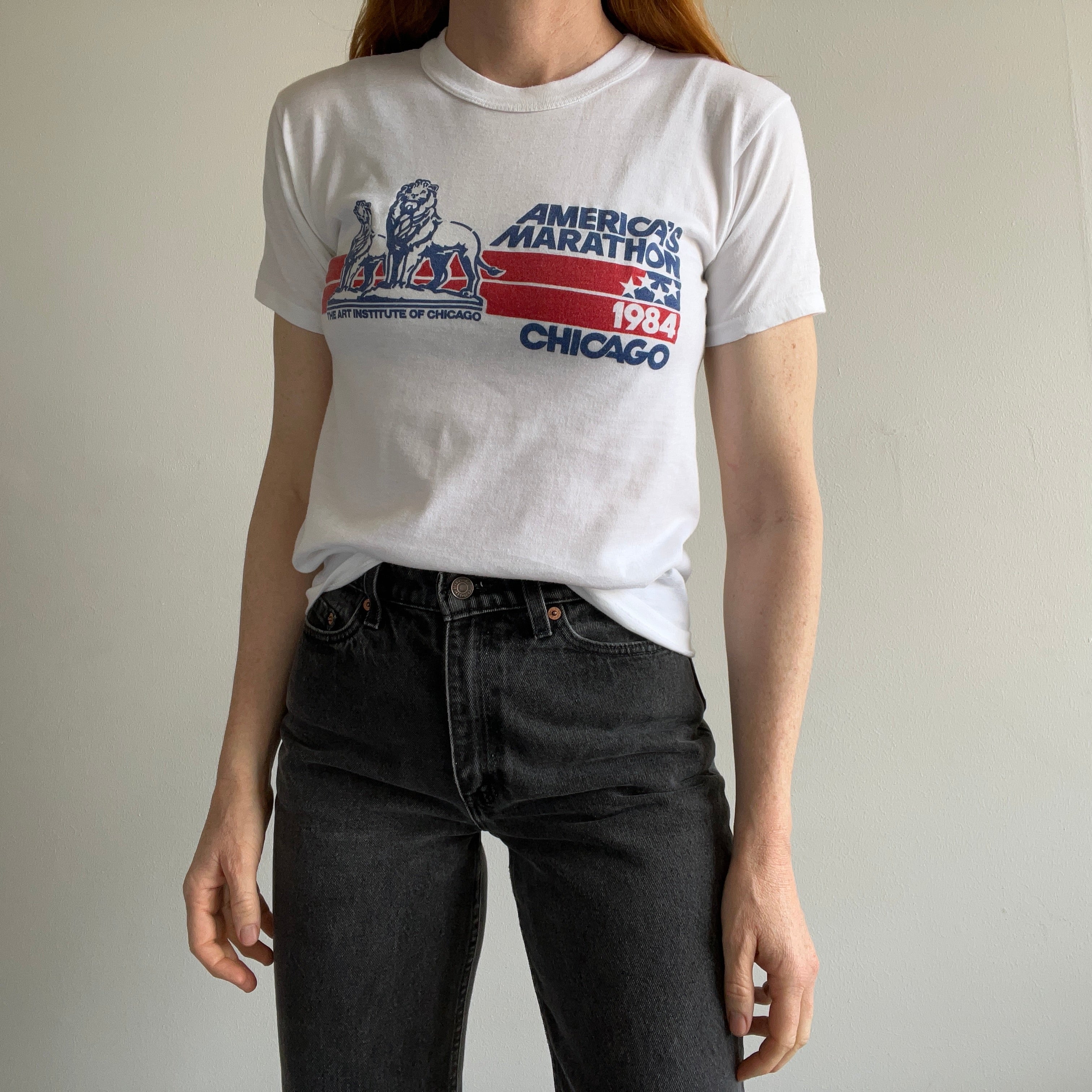 1984 America's Marathon - The Art Institute of Chicago - T-Shirt