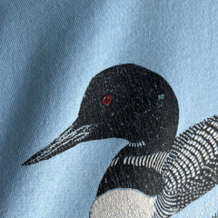 1980s Paper Thin Chain O' Lakes Resort. Eagle River, Wisconsin Duck Sweatshirt