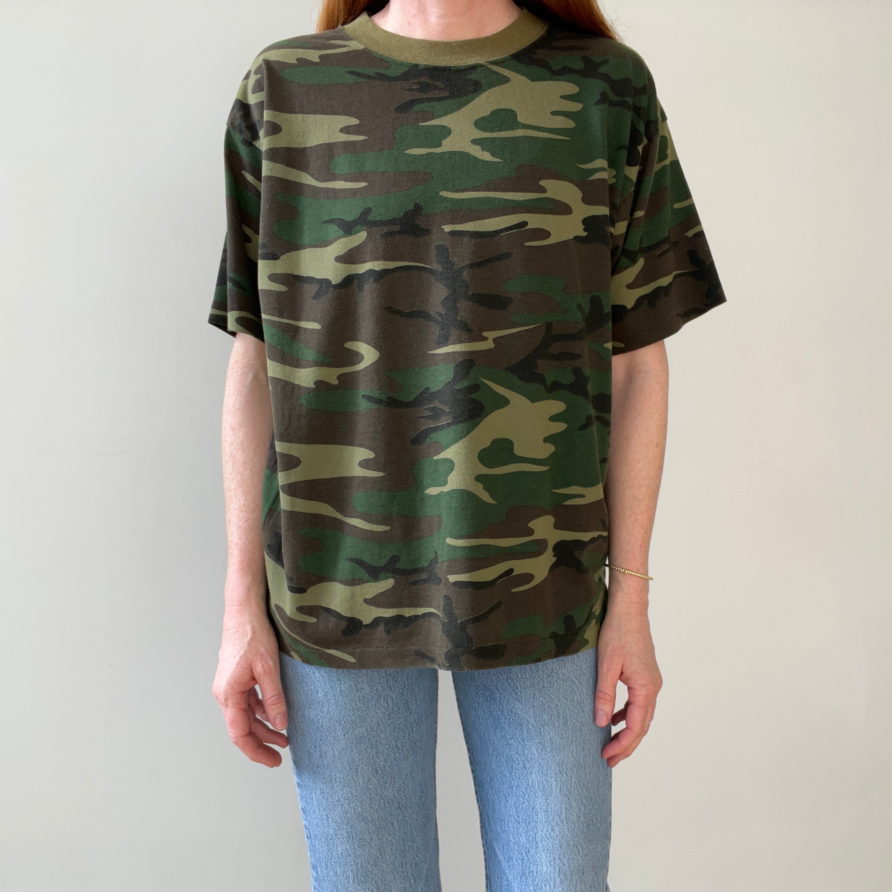 1980s Camo T Shirt