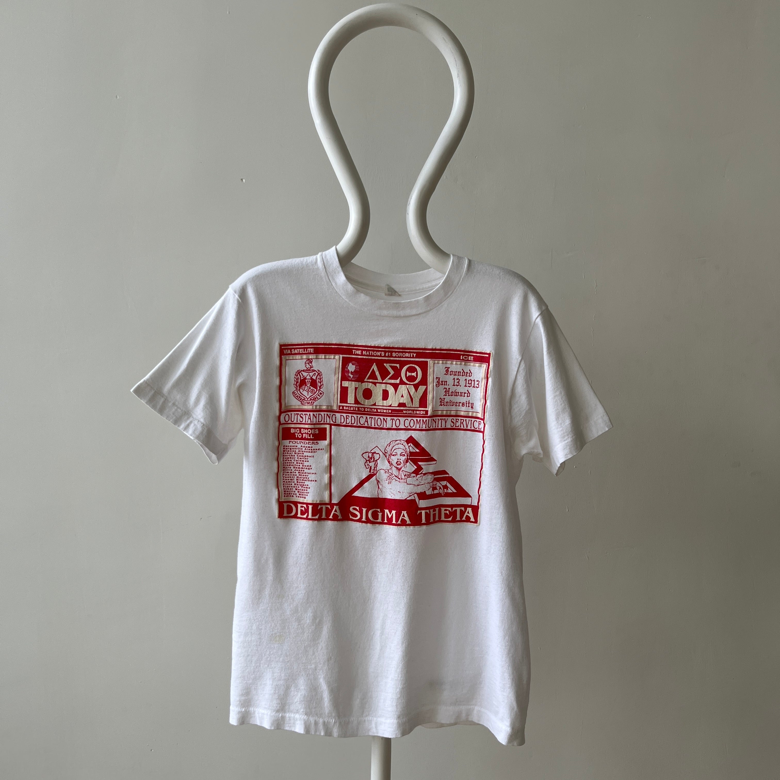 1980s Delta Sigma Theta T Shirt - Howard University