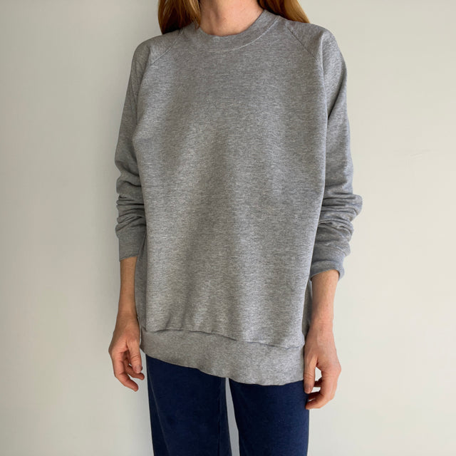 1990s Blank Gray Stretch Out in All The Great Ways Gray Sweatshirt