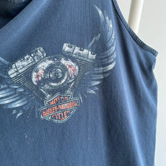 1990s Tattered Torn and Worn Loveland, Colorado Harley Tank