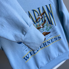 1980s Canadian Wilderness Rolled Neck Sweatshirt