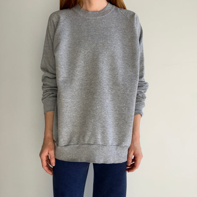 1990s Blank Gray Stretch Out in All The Great Ways Gray Sweatshirt