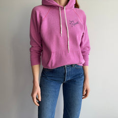 1980s SUNY Bringham Lilac/Pink Pullover Hoodie - A Dream!