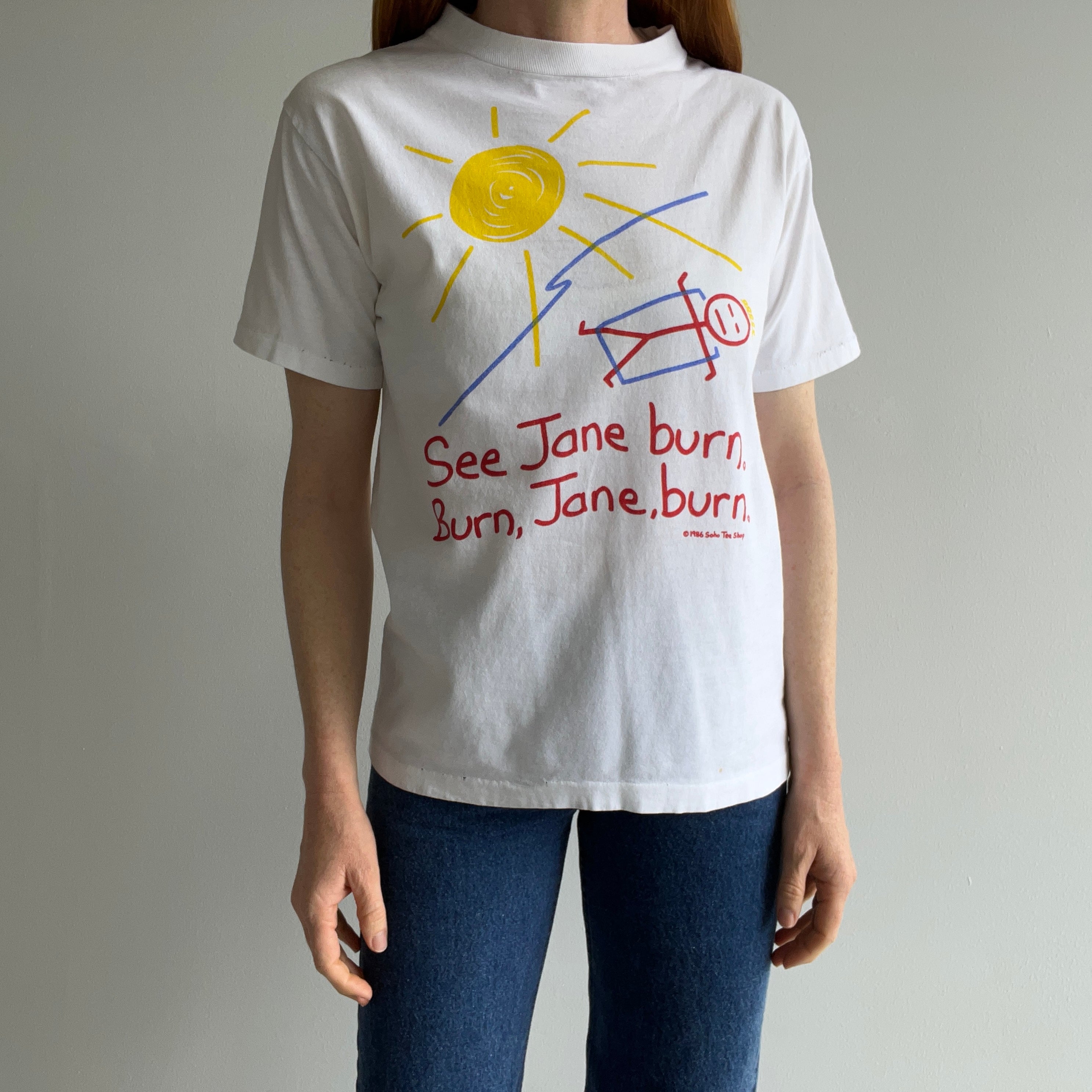 1986 Poor Jane Burns T-Shirt