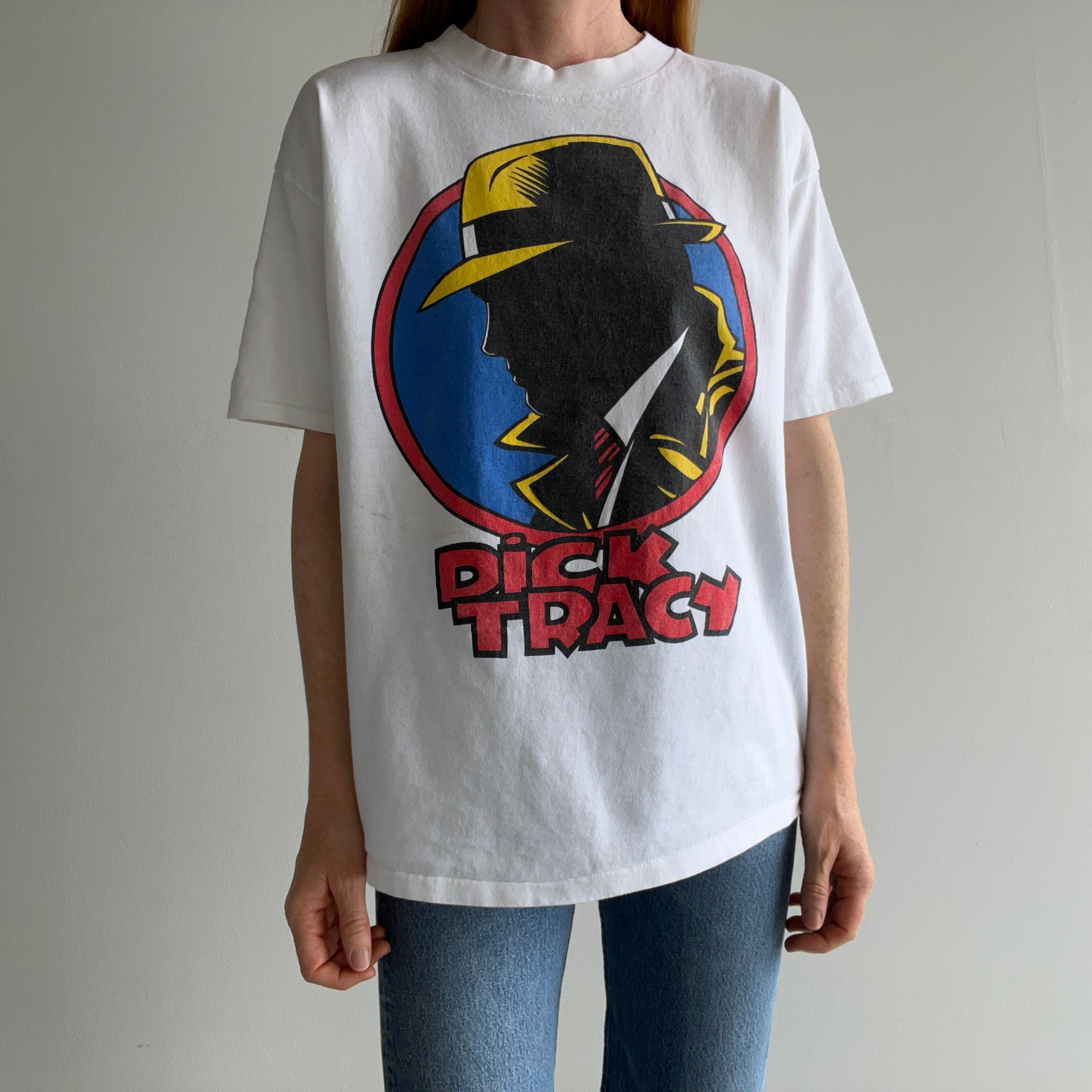 1990 Dick Tracy Cotton T-Shirt by Disney – Red Vintage Co