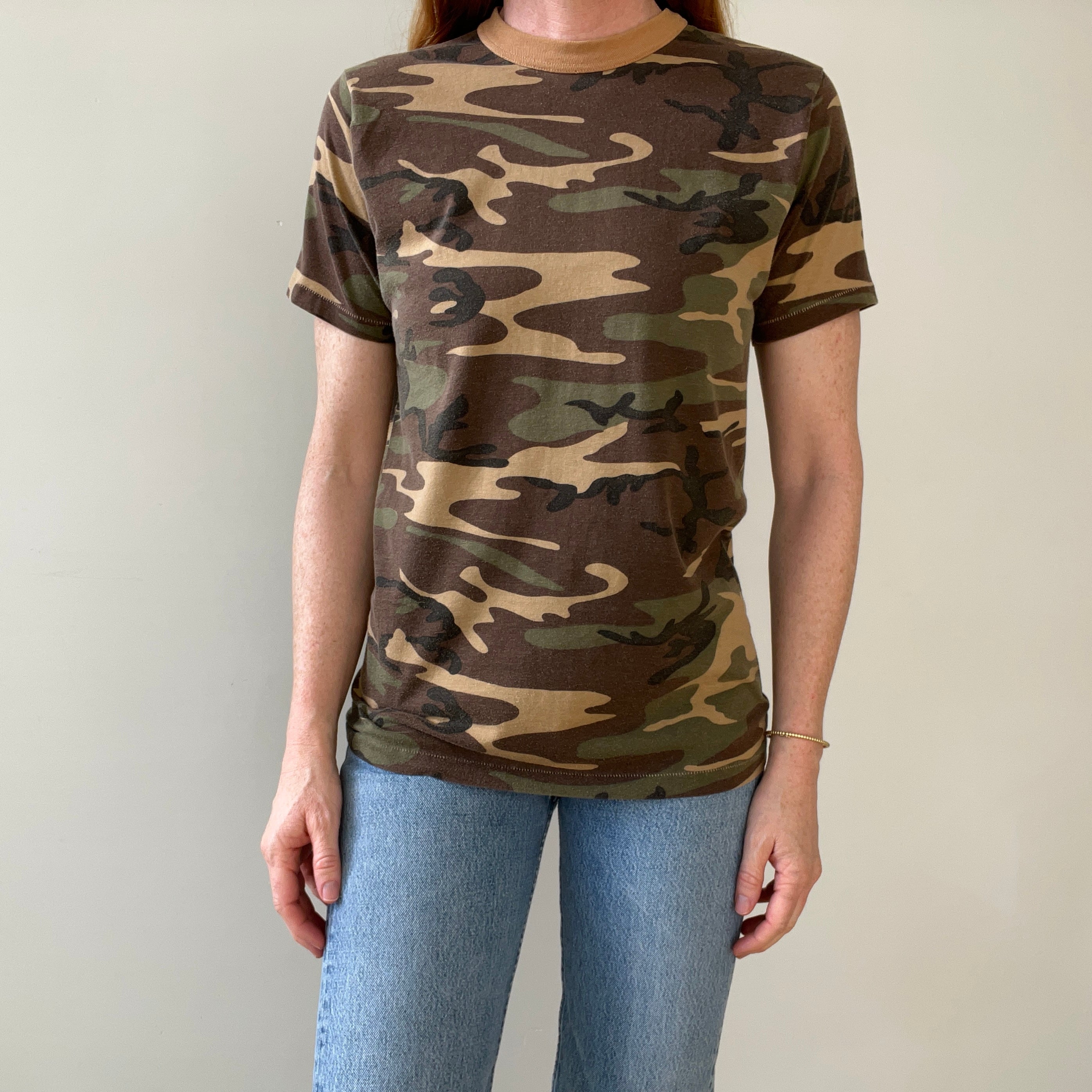 1970s Camo T Shirt