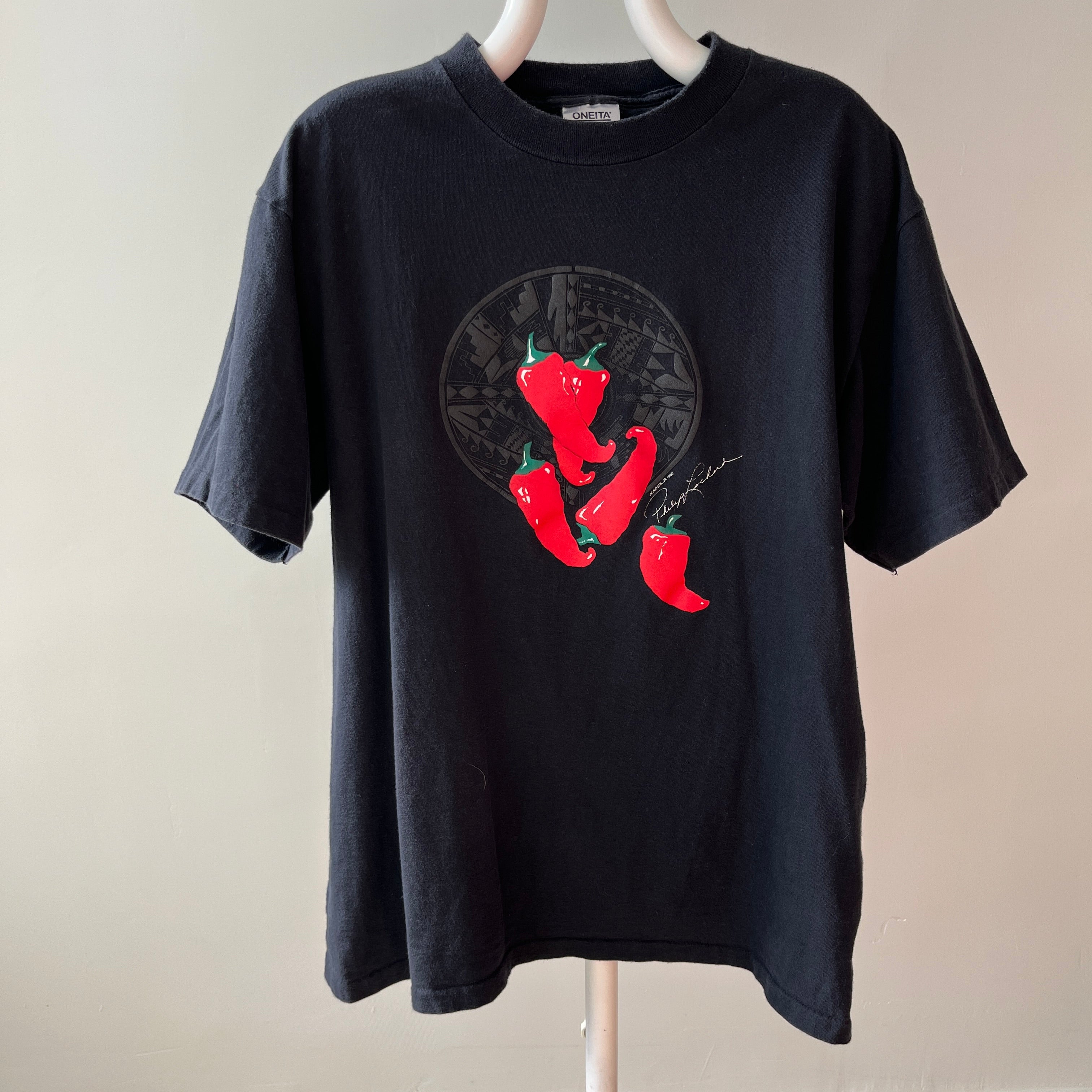 1990 Chili Pepper Cotton T-Shirt