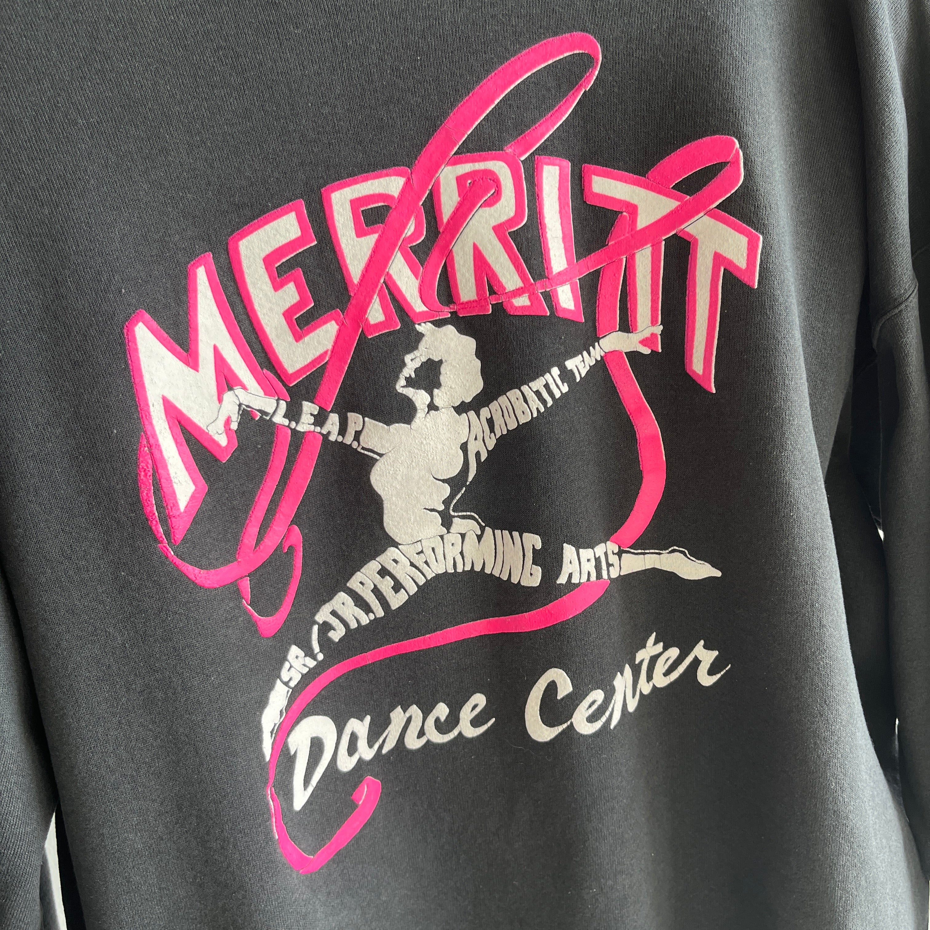1990s Merritt Dance Center Acrobatic Team Sweatshirt !!!!!