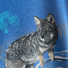 1991 Thinned Out and Worn Wolf Sweatshirt