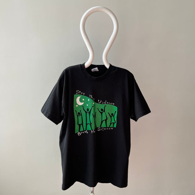 1996 Northwestern University Women's Coalition - Stop The Violence T-Shirt