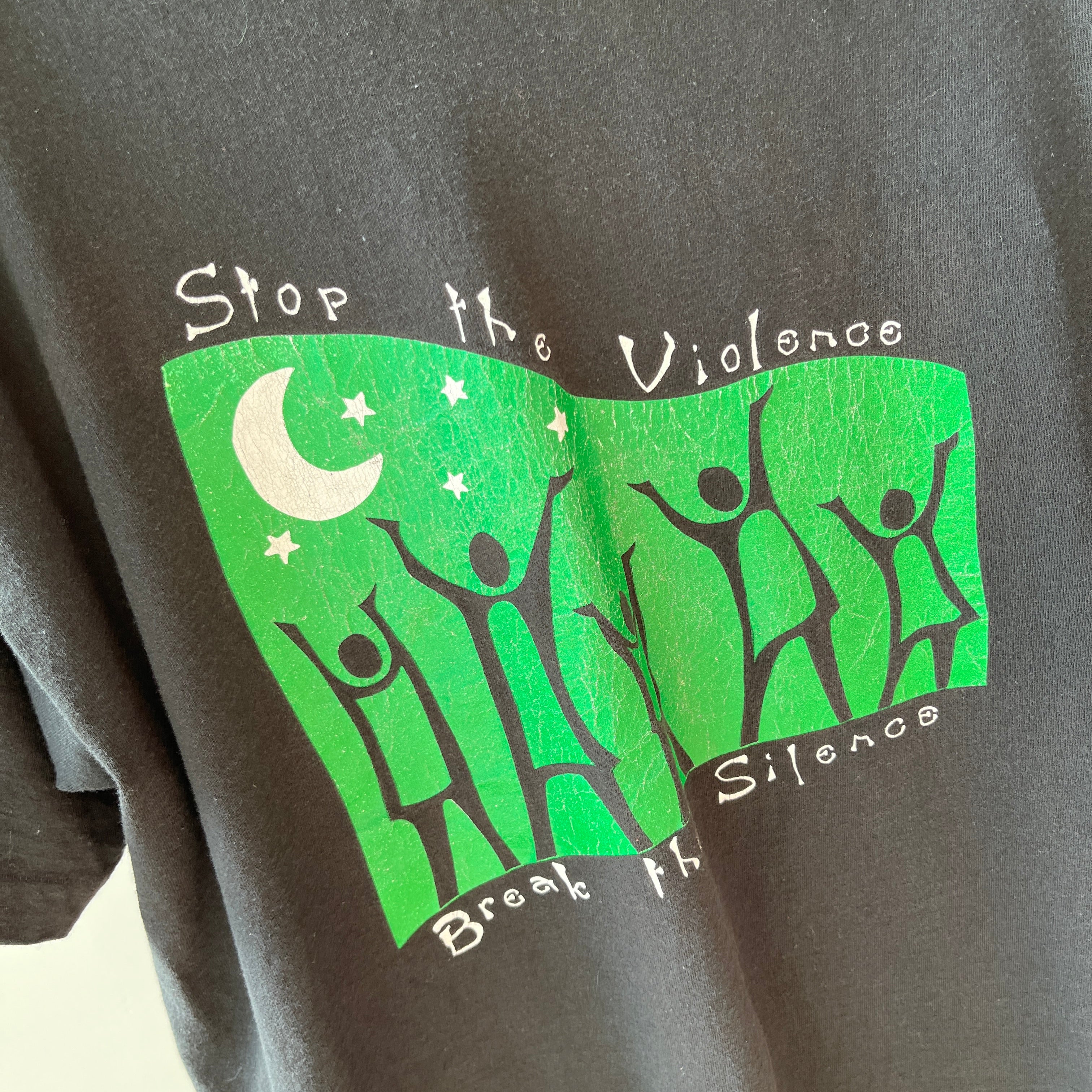 1996 Northwestern University Women's Coalition - Stop The Violence T-Shirt