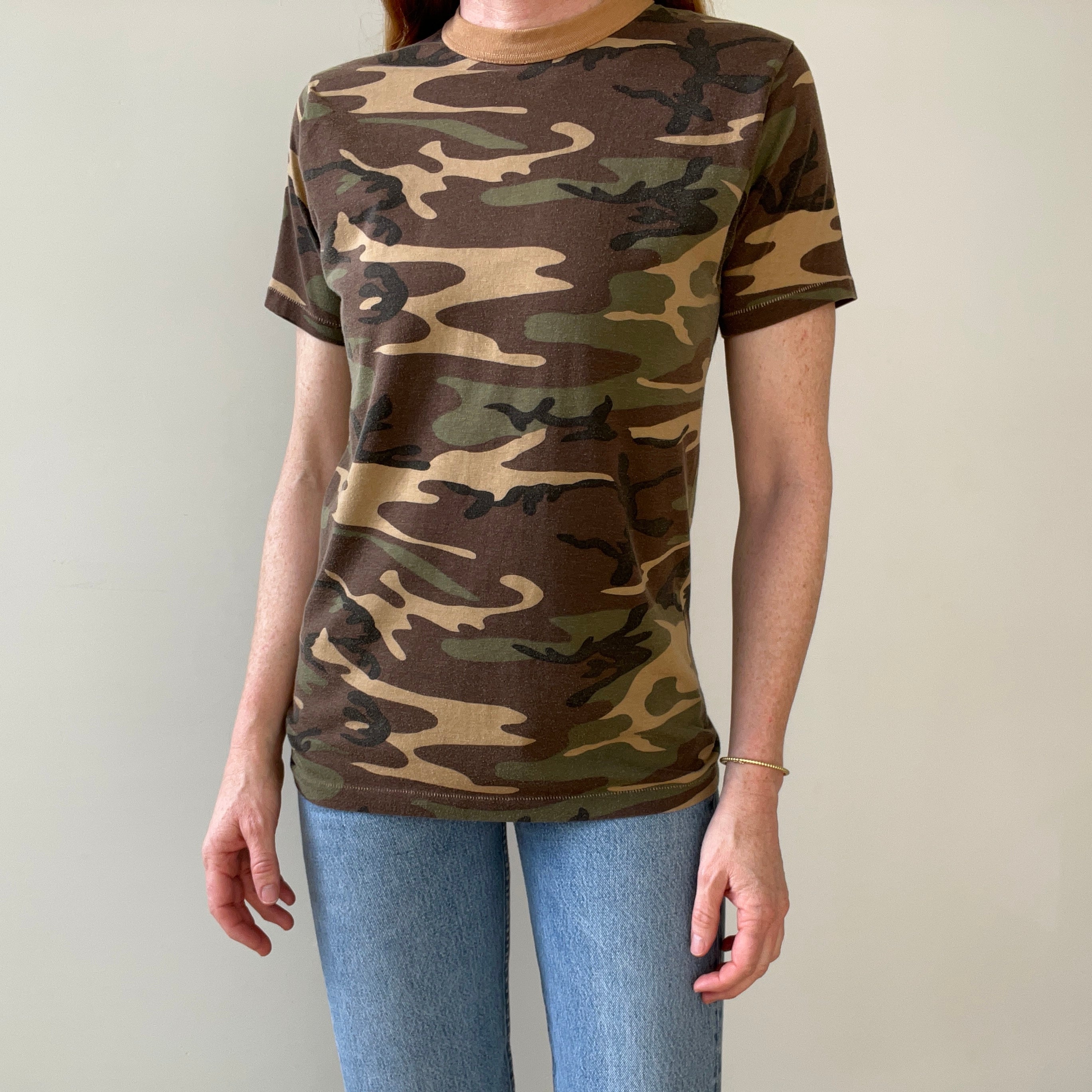 1970s Camo T Shirt