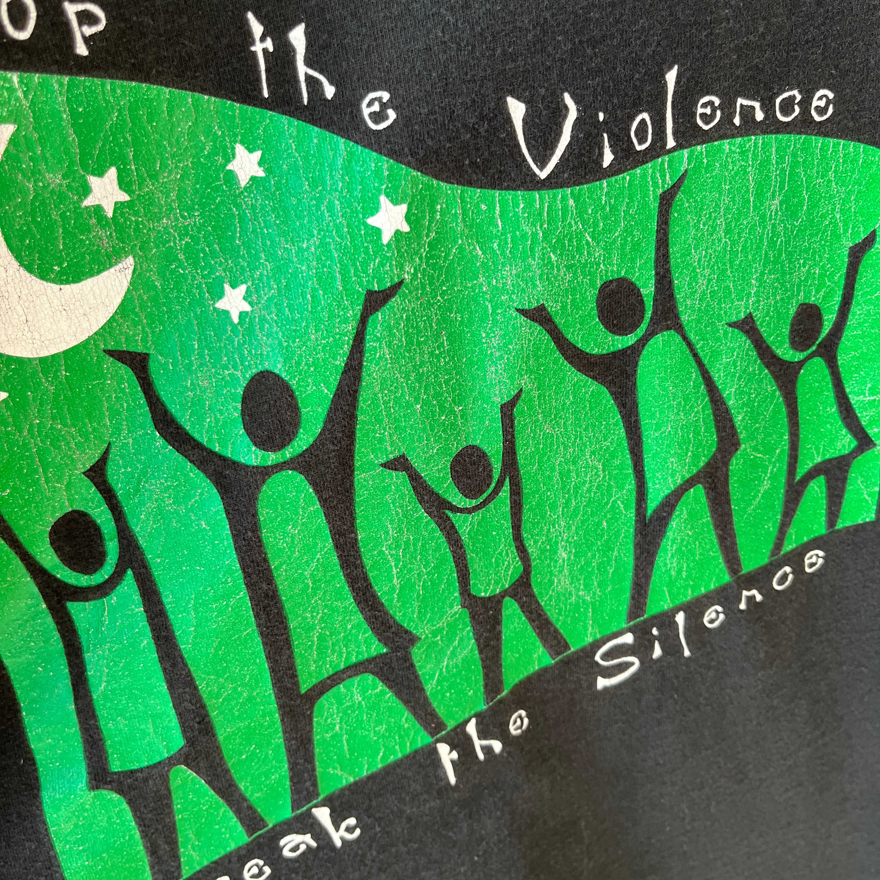 1996 Northwestern University Women's Coalition - Stop The Violence T-Shirt