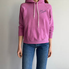 1980s SUNY Bringham Lilac/Pink Pullover Hoodie - A Dream!