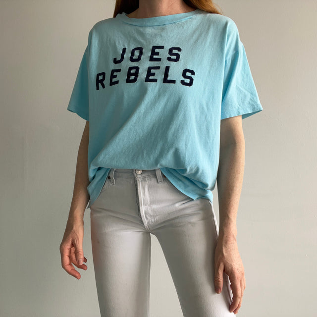 1980s DIY Joe Rebels "Chaz" on Backside Cotton T-Shirt by Reebok