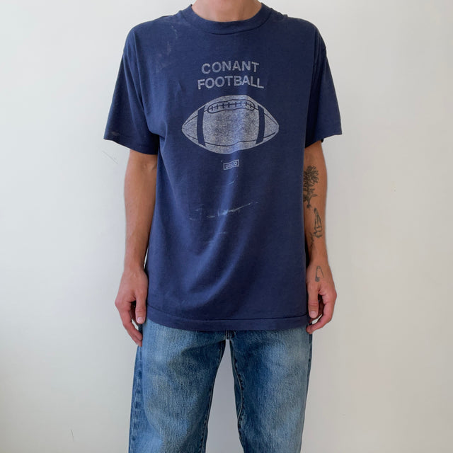 1980s Contant Football T Shirt